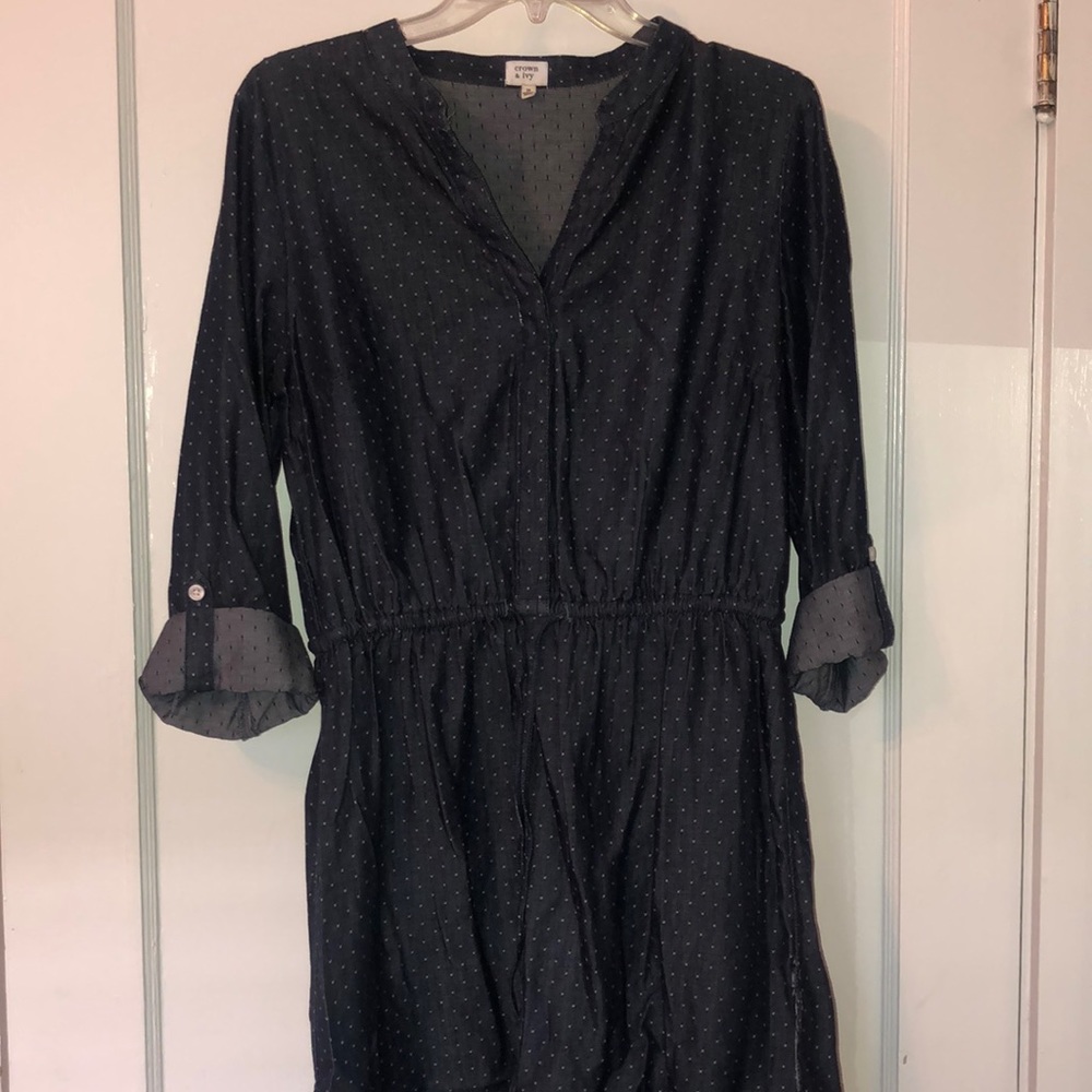 Chambray Crown & Ivy Dress